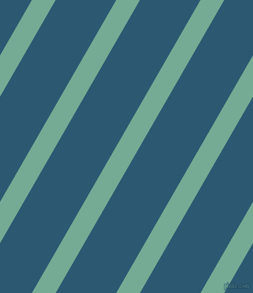 60 degree angle lines stripes, 29 pixel line width, 74 pixel line spacing, Acapulco and Chathams Blue angled lines and stripes seamless tileable