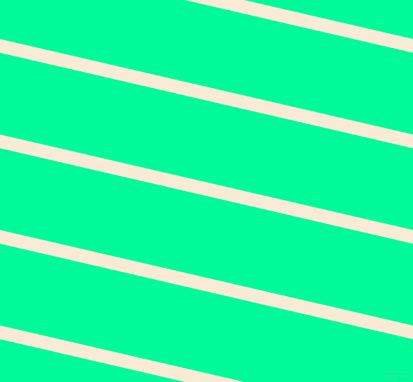 167 degree angle lines stripes, 19 pixel line width, 113 pixel line spacing, Antique White and Medium Spring Green angled lines and stripes seamless tileable