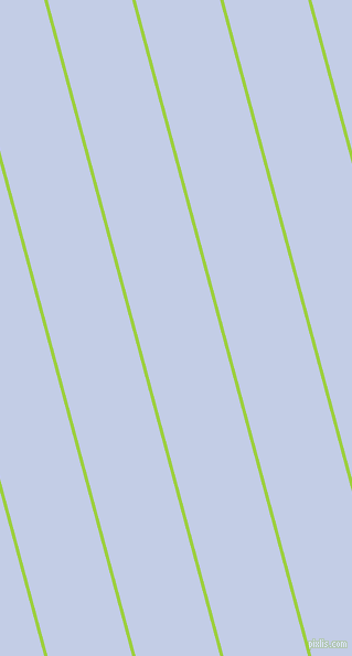 105 degree angle lines stripes, 3 pixel line width, 74 pixel line spacing, Atlantis and Periwinkle angled lines and stripes seamless tileable