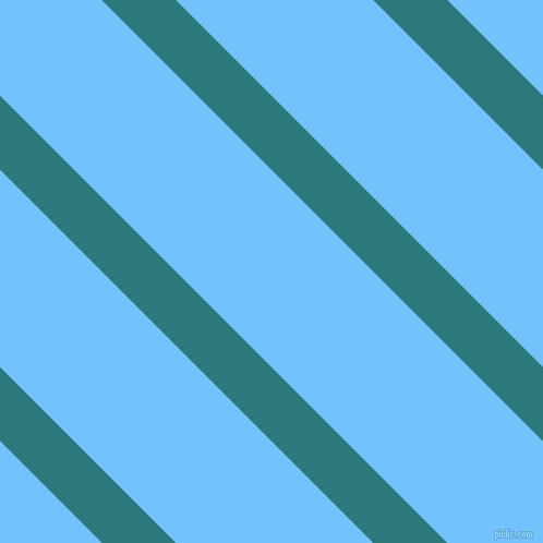 135 degree angle lines stripes, 48 pixel line width, 128 pixel line spacing, Atoll and Maya Blue angled lines and stripes seamless tileable