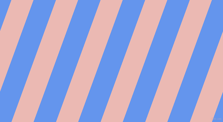 70 degree angle lines stripes, 71 pixel line width, 72 pixel line spacing, Beauty Bush and Cornflower Blue angled lines and stripes seamless tileable