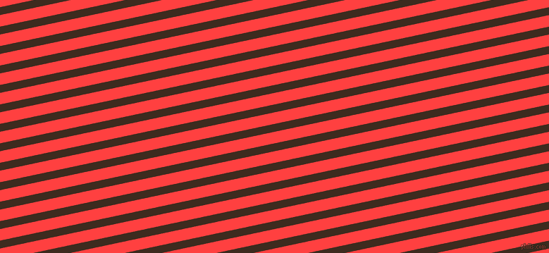 12 degree angle lines stripes, 11 pixel line width, 16 pixel line spacing, Bistre and Coral Red angled lines and stripes seamless tileable