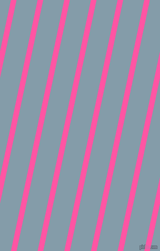 78 degree angle lines stripes, 11 pixel line width, 41 pixel line spacing, Brilliant Rose and Bali Hai angled lines and stripes seamless tileable