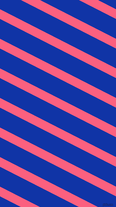 153 degree angle lines stripes, 30 pixel line width, 61 pixel line spacing, Brink Pink and Egyptian Blue angled lines and stripes seamless tileable