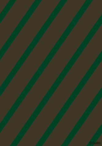 55 degree angle lines stripes, 18 pixel line width, 50 pixel line spacing, British Racing Green and Birch angled lines and stripes seamless tileable
