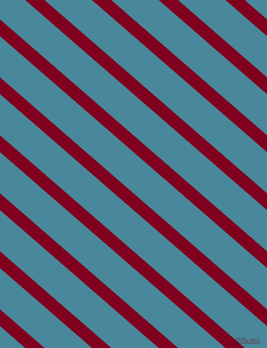 139 degree angle lines stripes, 18 pixel line width, 44 pixel line spacing, Burgundy and Hippie Blue angled lines and stripes seamless tileable