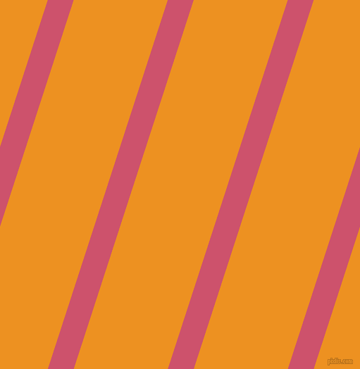 72 degree angle lines stripes, 35 pixel line width, 127 pixel line spacing, Cabaret and Carrot Orange angled lines and stripes seamless tileable