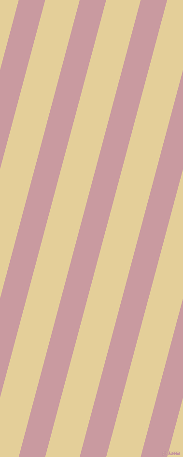75 degree angle lines stripes, 53 pixel line width, 69 pixel line spacing, Careys Pink and Double Colonial White angled lines and stripes seamless tileable