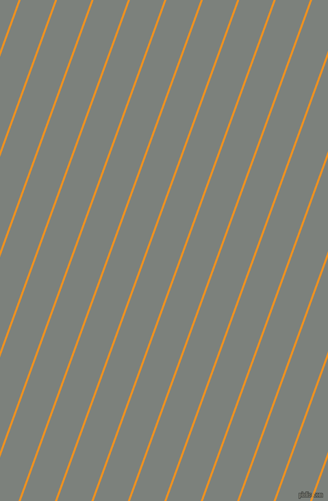 70 degree angle lines stripes, 3 pixel line width, 47 pixel line spacing, Carrot Orange and Boulder angled lines and stripes seamless tileable