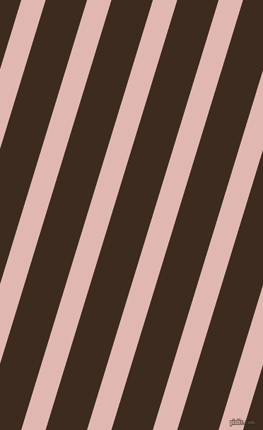 73 degree angle lines stripes, 33 pixel line width, 56 pixel line spacing, Cavern Pink and Bistre angled lines and stripes seamless tileable