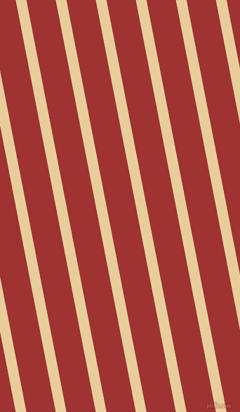 101 degree angle lines stripes, 15 pixel line width, 41 pixel line spacing, Chamois and Milano Red angled lines and stripes seamless tileable
