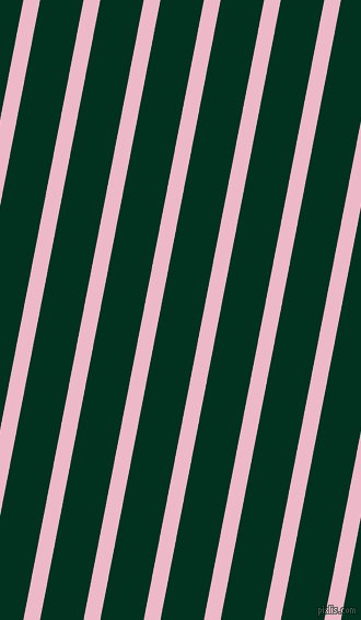 79 degree angle lines stripes, 15 pixel line width, 39 pixel line spacing, Chantilly and Dark Green angled lines and stripes seamless tileable