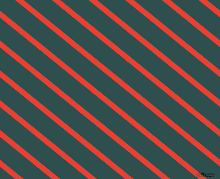 141 degree angle lines stripes, 11 pixel line width, 36 pixel line spacing, Cinnabar and Dark Slate Grey angled lines and stripes seamless tileable