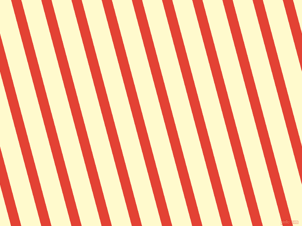 105 degree angle lines stripes, 20 pixel line width, 39 pixel line spacing, Cinnabar and Lemon Chiffon angled lines and stripes seamless tileable