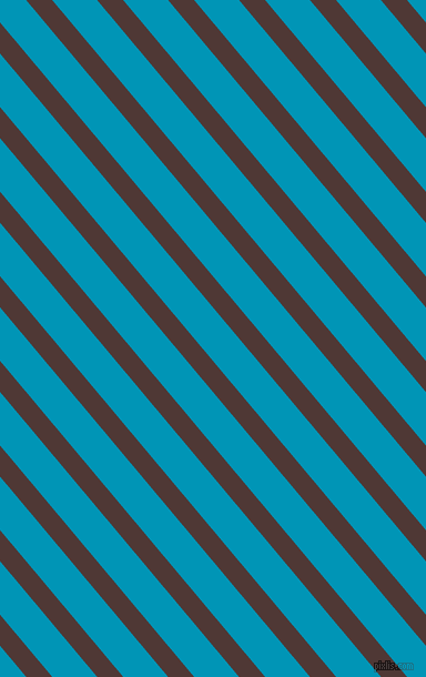 130 degree angle lines stripes, 18 pixel line width, 31 pixel line spacing, Cocoa Bean and Bondi Blue angled lines and stripes seamless tileable