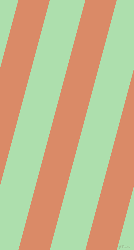 75 degree angle lines stripes, 99 pixel line width, 112 pixel line spacing, Copper and Moss Green angled lines and stripes seamless tileable