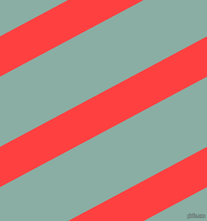 28 degree angle lines stripes, 70 pixel line width, 122 pixel line spacing, Coral Red and Sea Nymph angled lines and stripes seamless tileable