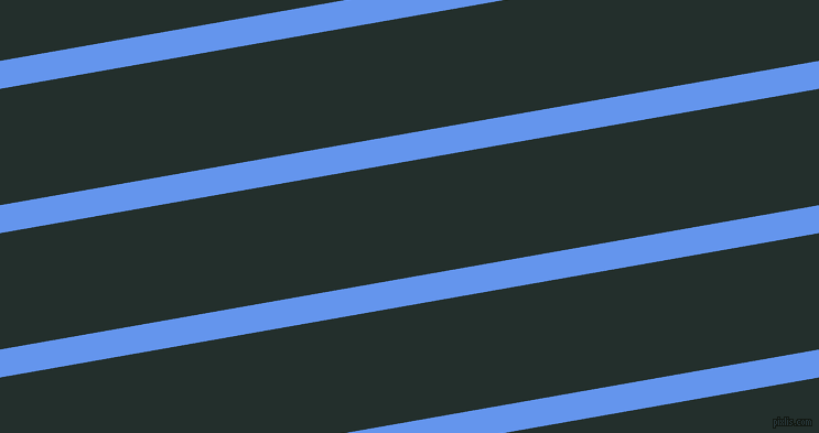 10 degree angle lines stripes, 25 pixel line width, 104 pixel line spacing, Cornflower Blue and Racing Green angled lines and stripes seamless tileable