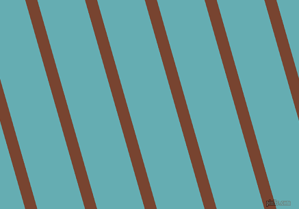 106 degree angle lines stripes, 17 pixel line width, 67 pixel line spacing, Cumin and Fountain Blue angled lines and stripes seamless tileable