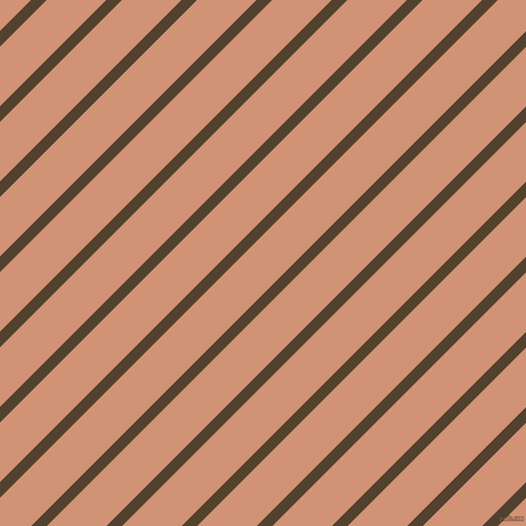 45 degree angle lines stripes, 16 pixel line width, 61 pixel line spacing, Deep Bronze and Feldspar angled lines and stripes seamless tileable