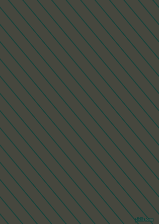 130 degree angle lines stripes, 2 pixel line width, 20 pixel line spacing, Deep Teal and Heavy Metal angled lines and stripes seamless tileable