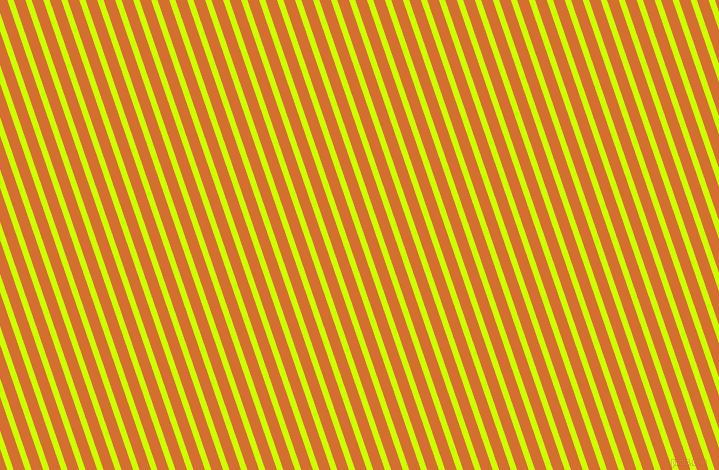 109 degree angle lines stripes, 6 pixel line width, 11 pixel line spacing, Electric Lime and Tango angled lines and stripes seamless tileable