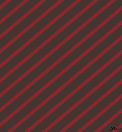 40 degree angle lines stripes, 11 pixel line width, 25 pixel line spacing, Flame Red and Cedar angled lines and stripes seamless tileable