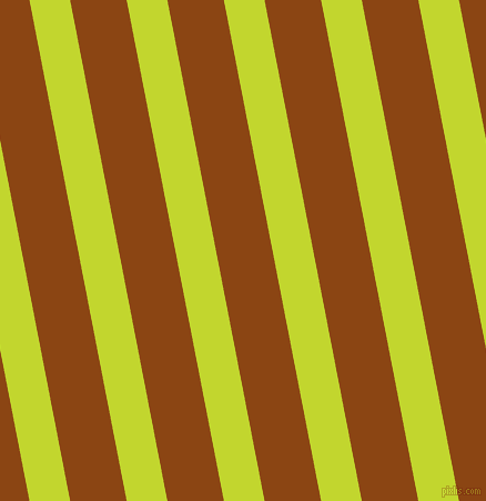 101 degree angle lines stripes, 36 pixel line width, 50 pixel line spacing, Fuego and Saddle Brown angled lines and stripes seamless tileable