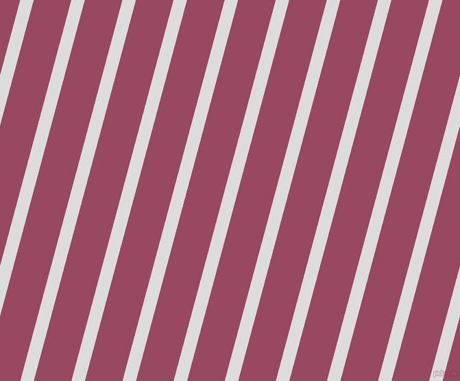 75 degree angle lines stripes, 19 pixel line width, 53 pixel line spacing, Gainsboro and Cadillac angled lines and stripes seamless tileable