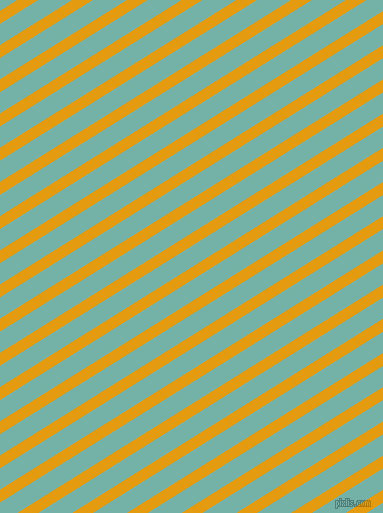 32 degree angle lines stripes, 11 pixel line width, 18 pixel line spacing, Gamboge and Gulf Stream angled lines and stripes seamless tileable
