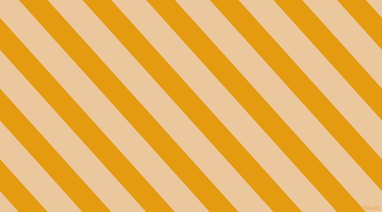 132 degree angle lines stripes, 42 pixel line width, 51 pixel line spacing, Gamboge and New Tan angled lines and stripes seamless tileable