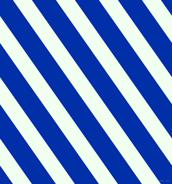 125 degree angle lines stripes, 53 pixel line width, 67 pixel line spacing, Honeydew and International Klein Blue angled lines and stripes seamless tileable