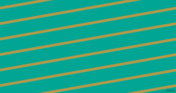 10 degree angle lines stripes, 11 pixel line width, 51 pixel line spacing, Husk and Persian Green angled lines and stripes seamless tileable