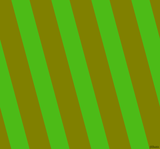 105 degree angle lines stripes, 68 pixel line width, 81 pixel line spacing, Kelly Green and Olive angled lines and stripes seamless tileable