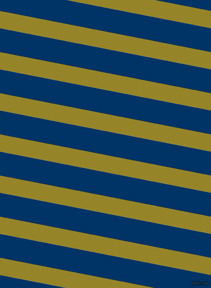 169 degree angle lines stripes, 35 pixel line width, 48 pixel line spacing, Lemon Ginger and Prussian Blue angled lines and stripes seamless tileable