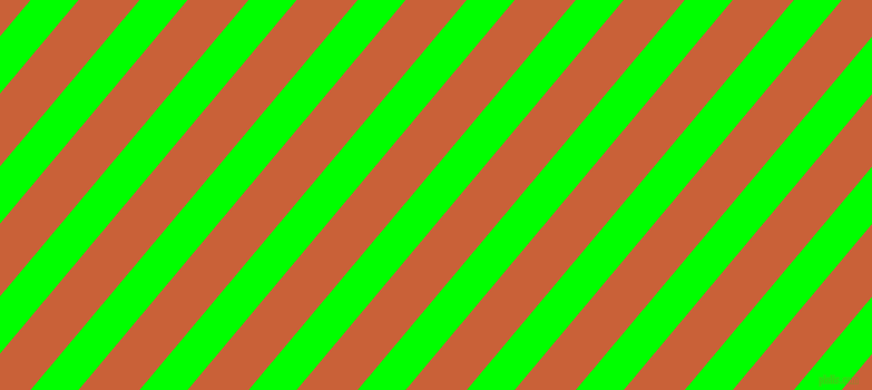 50 degree angle lines stripes, 33 pixel line width, 42 pixel line spacing, Lime and Ecstasy angled lines and stripes seamless tileable