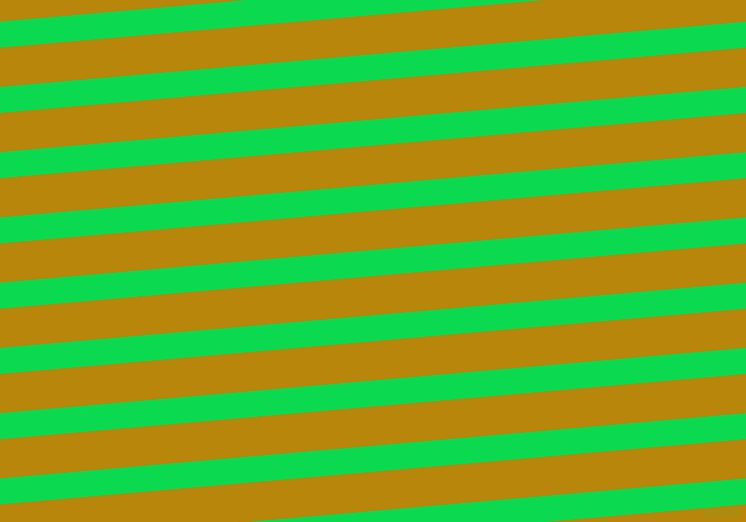 5 degree angle lines stripes, 26 pixel line width, 39 pixel line spacing, Malachite and Dark Goldenrod angled lines and stripes seamless tileable