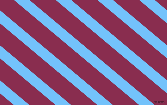 140 degree angle lines stripes, 35 pixel line width, 59 pixel line spacing, Maya Blue and Disco angled lines and stripes seamless tileable