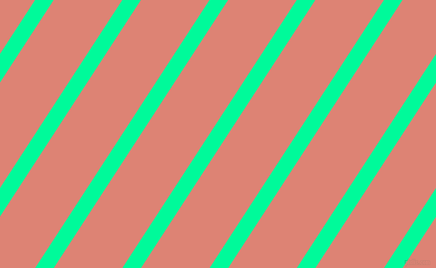 57 degree angle lines stripes, 22 pixel line width, 81 pixel line spacing, Medium Spring Green and New York Pink angled lines and stripes seamless tileable