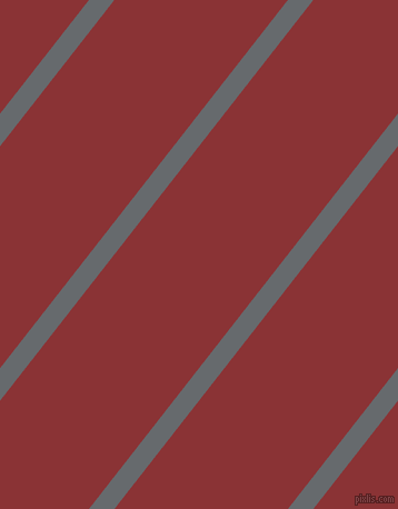 52 degree angle lines stripes, 18 pixel line width, 123 pixel line spacing, Mid Grey and Old Brick angled lines and stripes seamless tileable