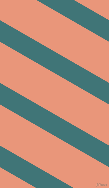 150 degree angle lines stripes, 64 pixel line width, 122 pixel line spacing, Ming and Dark Salmon angled lines and stripes seamless tileable