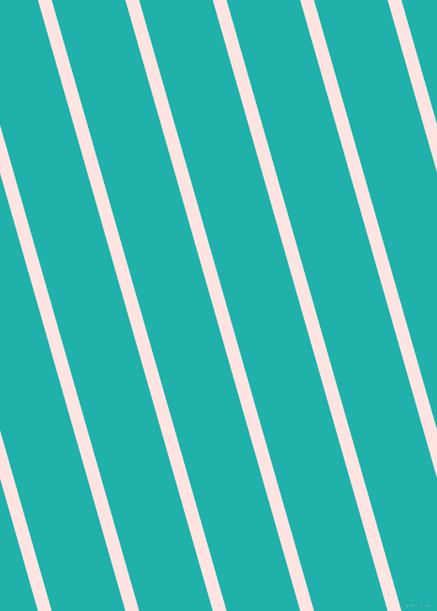 106 degree angle lines stripes, 19 pixel line width, 101 pixel line spacing, Misty Rose and Light Sea Green angled lines and stripes seamless tileable