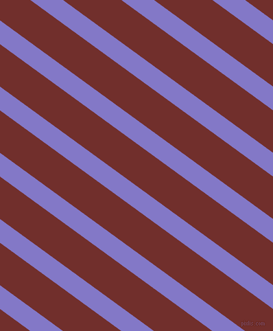 144 degree angle lines stripes, 28 pixel line width, 50 pixel line spacing, Moody Blue and Auburn angled lines and stripes seamless tileable