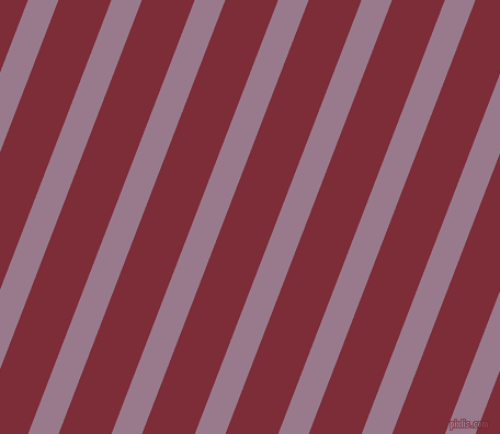 69 degree angle lines stripes, 26 pixel line width, 45 pixel line spacing, Mountbatten Pink and Paprika angled lines and stripes seamless tileable