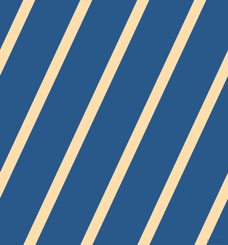 65 degree angle lines stripes, 22 pixel line width, 82 pixel line spacing, Navajo White and Endeavour angled lines and stripes seamless tileable