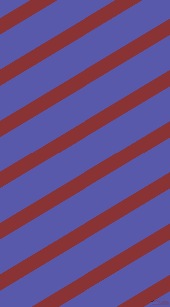 31 degree angle lines stripes, 28 pixel line width, 60 pixel line spacing, Old Brick and Rich Blue angled lines and stripes seamless tileable