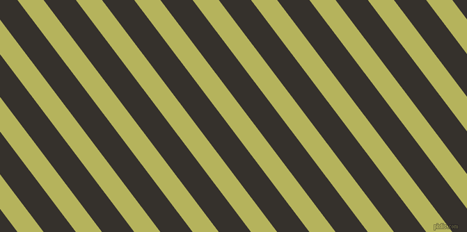 127 degree angle lines stripes, 30 pixel line width, 37 pixel line spacing, Olive Green and Acadia angled lines and stripes seamless tileable