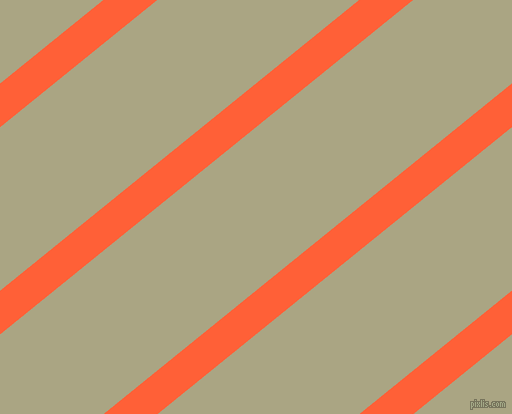 39 degree angle lines stripes, 34 pixel line width, 127 pixel line spacing, Outrageous Orange and Neutral Green angled lines and stripes seamless tileable
