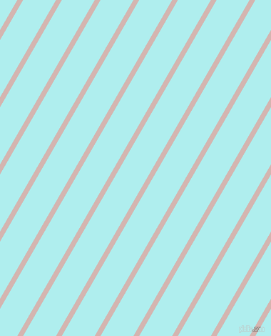 60 degree angle lines stripes, 7 pixel line width, 40 pixel line spacing, Oyster Pink and Pale Turquoise angled lines and stripes seamless tileable