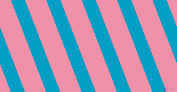111 degree angle lines stripes, 44 pixel line width, 66 pixel line spacing, Pacific Blue and Mauvelous angled lines and stripes seamless tileable